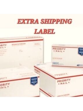 Additional shipping label $8